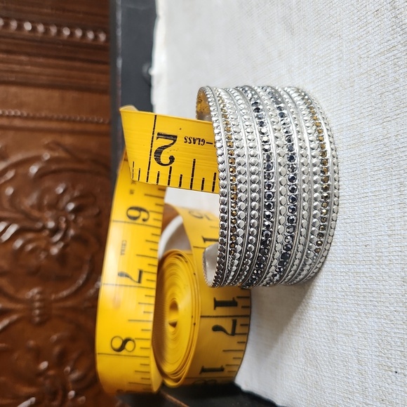 Lucky Brand Pave Cuff  Silver cuff bracelet - Picture 6 of 6